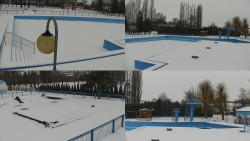 Areál koupaliště Hulín - sdružené snímky