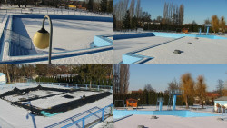 Areál koupaliště Hulín - sdružené snímky