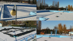 Areál koupaliště Hulín - sdružené snímky