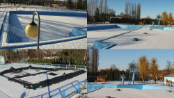 Areál koupaliště Hulín - sdružené snímky