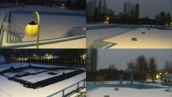 Areál koupaliště Hulín - sdružené snímky