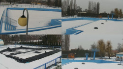 Areál koupaliště Hulín - sdružené snímky