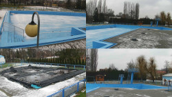 Areál koupaliště Hulín - sdružené snímky