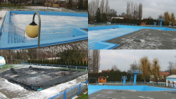 Areál koupaliště Hulín - sdružené snímky