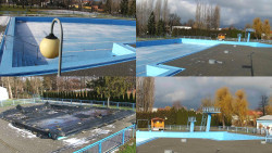 Areál koupaliště Hulín - sdružené snímky