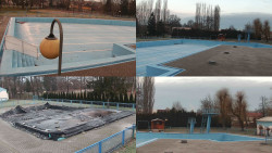 Areál koupaliště Hulín - sdružené snímky