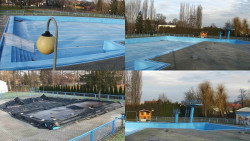 Areál koupaliště Hulín - sdružené snímky