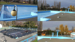 Areál koupaliště Hulín - sdružené snímky