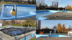 Areál koupaliště Hulín - sdružené snímky