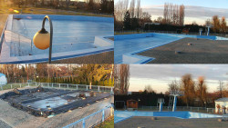 Areál koupaliště Hulín - sdružené snímky