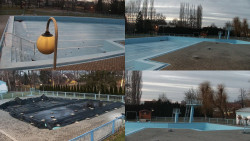 Areál koupaliště Hulín - sdružené snímky