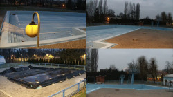 Areál koupaliště Hulín - sdružené snímky