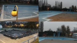 Areál koupaliště Hulín - sdružené snímky