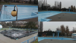 Areál koupaliště Hulín - sdružené snímky