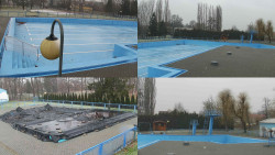 Areál koupaliště Hulín - sdružené snímky