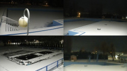 Areál koupaliště Hulín - sdružené snímky