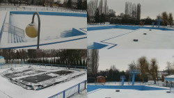 Areál koupaliště Hulín - sdružené snímky