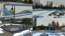 Areál koupaliště Hulín - sdružené snímky