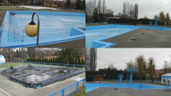 Areál koupaliště Hulín - sdružené snímky