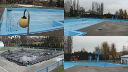 Areál koupaliště Hulín - sdružené snímky