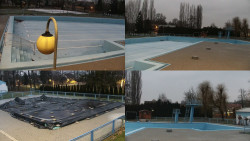 Areál koupaliště Hulín - sdružené snímky