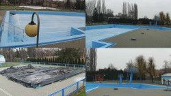 Areál koupaliště Hulín - sdružené snímky