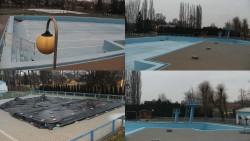 Areál koupaliště Hulín - sdružené snímky