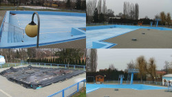 Areál koupaliště Hulín - sdružené snímky