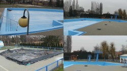 Areál koupaliště Hulín - sdružené snímky