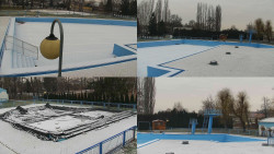 Areál koupaliště Hulín - sdružené snímky