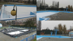 Areál koupaliště Hulín - sdružené snímky