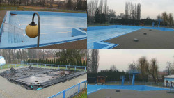 Areál koupaliště Hulín - sdružené snímky