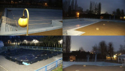 Areál koupaliště Hulín - sdružené snímky