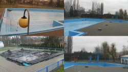 Areál koupaliště Hulín - sdružené snímky