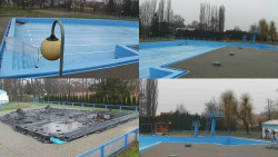 Areál koupaliště Hulín - sdružené snímky