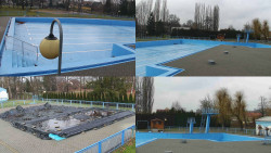 Areál koupaliště Hulín - sdružené snímky