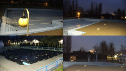 Areál koupaliště Hulín - sdružené snímky