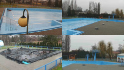 Areál koupaliště Hulín - sdružené snímky