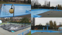 Areál koupaliště Hulín - sdružené snímky