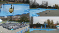 Areál koupaliště Hulín - sdružené snímky