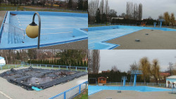 Areál koupaliště Hulín - sdružené snímky