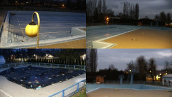 Areál koupaliště Hulín - sdružené snímky