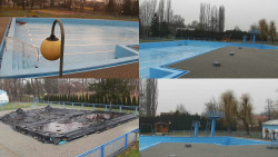 Areál koupaliště Hulín - sdružené snímky