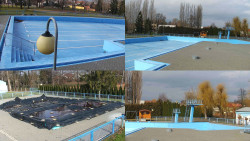 Areál koupaliště Hulín - sdružené snímky