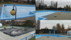 Areál koupaliště Hulín - sdružené snímky