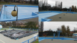 Areál koupaliště Hulín - sdružené snímky