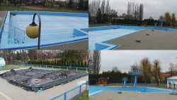 Areál koupaliště Hulín - sdružené snímky