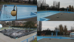 Areál koupaliště Hulín - sdružené snímky