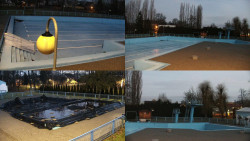 Areál koupaliště Hulín - sdružené snímky