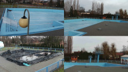 Areál koupaliště Hulín - sdružené snímky